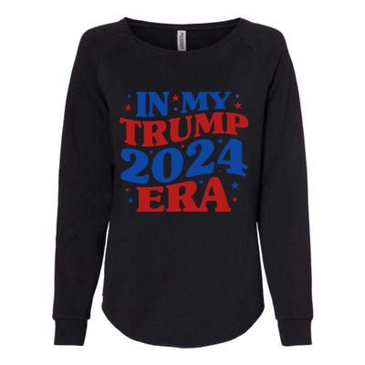 In My Trump 2024 Era Womens California Wash Sweatshirt