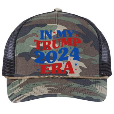 In My Trump 2024 Era Retro Rope Trucker Hat Cap