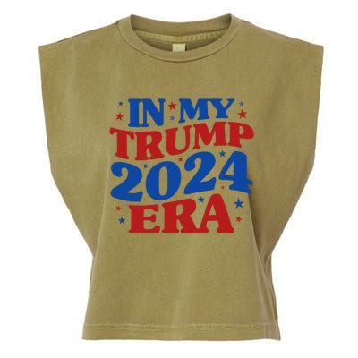 In My Trump 2024 Era Garment-Dyed Women's Muscle Tee