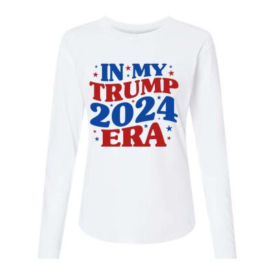 In My Trump 2024 Era Womens Cotton Relaxed Long Sleeve T-Shirt