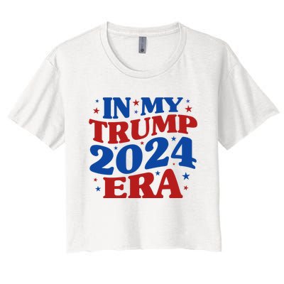 In My Trump 2024 Era Women's Crop Top Tee