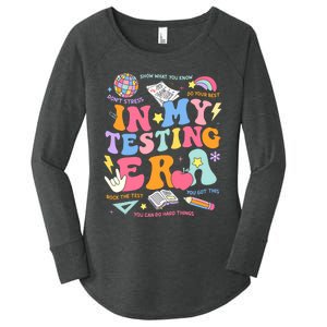 In My Testing Era Staar Test Day You Got This Motivational Women's Perfect Tri Tunic Long Sleeve Shirt