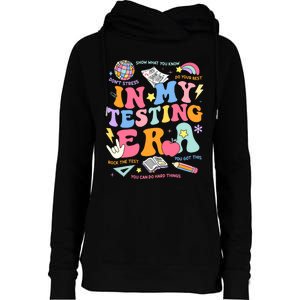 In My Testing Era Staar Test Day You Got This Motivational Womens Funnel Neck Pullover Hood