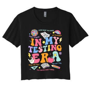 In My Testing Era Staar Test Day You Got This Motivational Women's Crop Top Tee