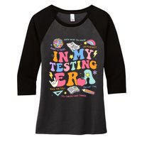 In My Testing Era Staar Test Day You Got This Motivational Women's Tri-Blend 3/4-Sleeve Raglan Shirt