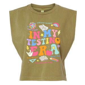 In My Testing Era Staar Test Day You Got This Motivational Garment-Dyed Women's Muscle Tee