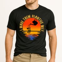 I Make Them Planties Wet Funny Gardening Gardener Joke Cooling Performance Crew T-Shirt