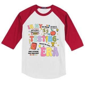 In My Testing Era Staar Test Day You Got This Motivational Kids Colorblock Raglan Jersey