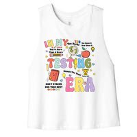 In My Testing Era Staar Test Day You Got This Motivational Women's Racerback Cropped Tank