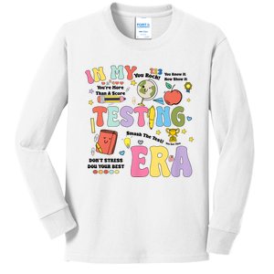 In My Testing Era Staar Test Day You Got This Motivational Kids Long Sleeve Shirt