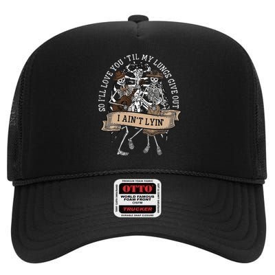 If My Team DoesnT Win Funny Sarcastic Sports Fan Humor High Crown Mesh Back Trucker Hat