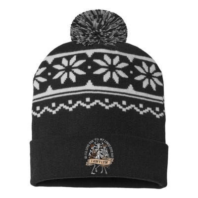 If My Team DoesnT Win Funny Sarcastic Sports Fan Humor USA-Made Snowflake Beanie