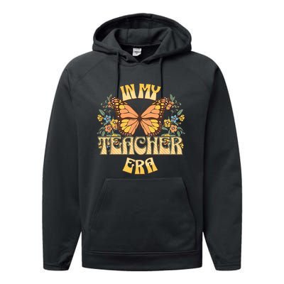 In My Teacher Era Back to School Teacher Appreciation Performance Fleece Hoodie