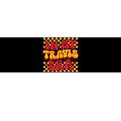 In My Travis Era Retro Groovy Bumper Sticker