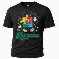 I Make The World Au-Some Autism Puzzle Boy Support Performance Shirt