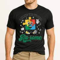I Make The World Au-Some Autism Puzzle Boy Support Performance Shirt