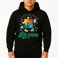 I Make The World Au-Some Autism Puzzle Boy Support Hoodie