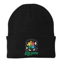 I Make The World Au-Some Autism Puzzle Boy Support Beanie