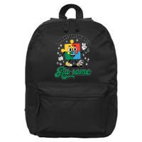 I Make The World Au-Some Autism Puzzle Boy Support 16 in Basic Backpack