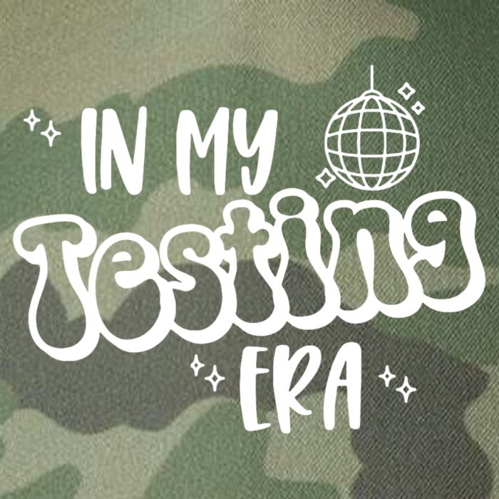 In My Testing Era, Funny Testing Teacher, Teaching Student Legacy Tie Dye Trucker Hat