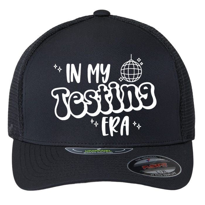 In My Testing Era, Funny Testing Teacher, Teaching Student Flexfit Unipanel Trucker Cap