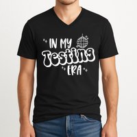 In My Testing Era, Funny Testing Teacher, Teaching Student V-Neck T-Shirt