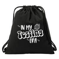 In My Testing Era, Funny Testing Teacher, Teaching Student Drawstring Bag