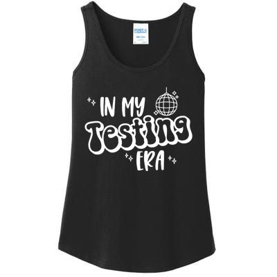 In My Testing Era, Funny Testing Teacher, Teaching Student Ladies Essential Tank