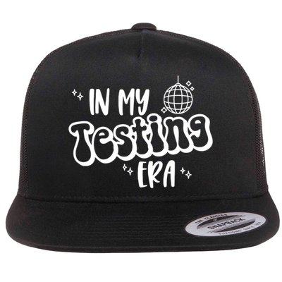 In My Testing Era, Funny Testing Teacher, Teaching Student Flatbill Hat