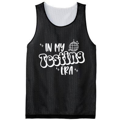 In My Testing Era, Funny Testing Teacher, Teaching Student Mesh Reversible Basketball Jersey Tank