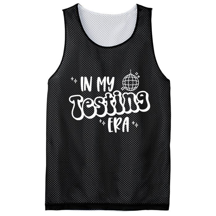 In My Testing Era, Funny Testing Teacher, Teaching Student Mesh Reversible Basketball Jersey Tank
