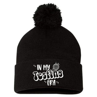 In My Testing Era, Funny Testing Teacher, Teaching Student Pom Pom 12in Knit Beanie