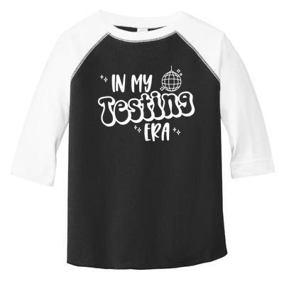 In My Testing Era, Funny Testing Teacher, Teaching Student Toddler Fine Jersey T-Shirt