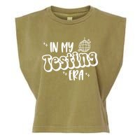 In My Testing Era, Funny Testing Teacher, Teaching Student Garment-Dyed Women's Muscle Tee