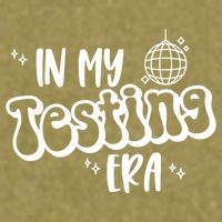 In My Testing Era, Funny Testing Teacher, Teaching Student Garment-Dyed Women's Muscle Tee