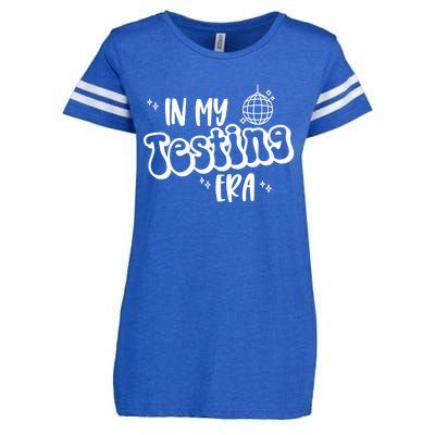 In My Testing Era, Funny Testing Teacher, Teaching Student Enza Ladies Jersey Football T-Shirt