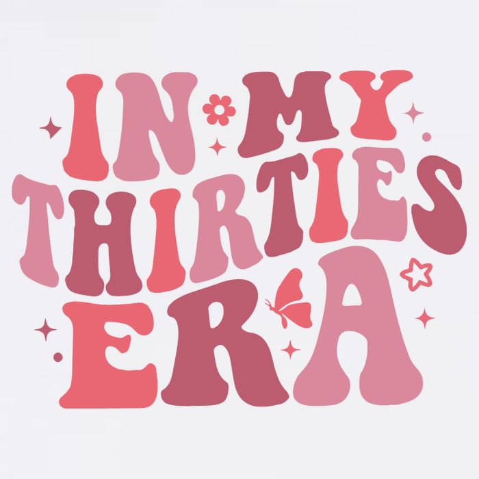 In My Thirties Era Thirtieth Birthday Funny Birthday Tank Top