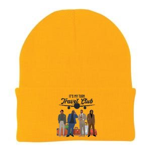 It's My Turn Travel Club Traveling Black African American Men Knit Cap Winter Beanie