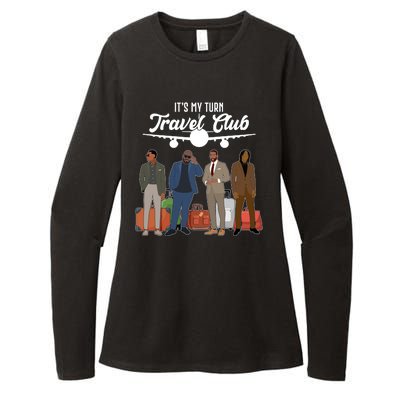 It's My Turn Travel Club Traveling Black African American Men Womens CVC Long Sleeve Shirt