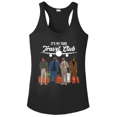 It's My Turn Travel Club Traveling Black African American Men Ladies PosiCharge Competitor Racerback Tank
