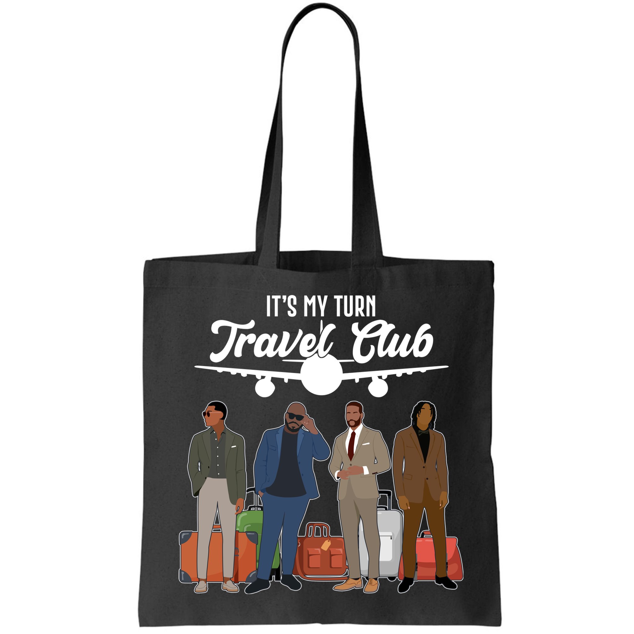 It's My Turn Travel Club Traveling Black African American Men Bag