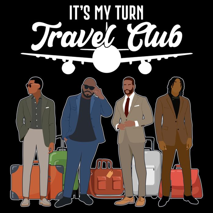 It's My Turn Travel Club Traveling Black African American Men Baby Bodysuit
