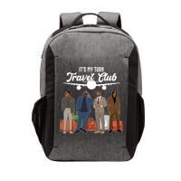 It's My Turn Travel Club Traveling Black African American Men Vector Backpack