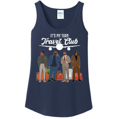 It's My Turn Travel Club Traveling Black African American Men Ladies Essential Tank