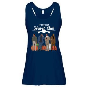 It's My Turn Travel Club Traveling Black African American Men Ladies Essential Flowy Tank