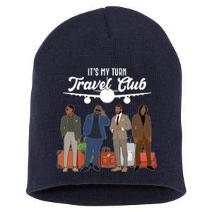 It's My Turn Travel Club Traveling Black African American Men Short Acrylic Beanie