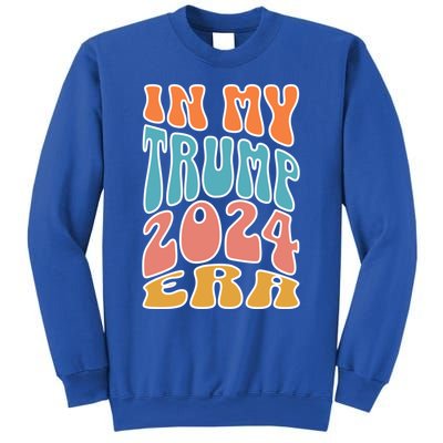 In My Trump 2024 Era Pro Trump Supporter Trump Gift Sweatshirt