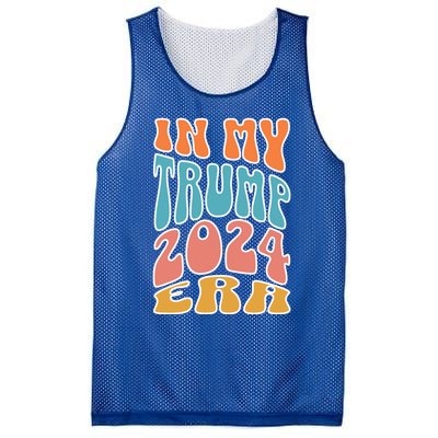 In My Trump 2024 Era Pro Trump Supporter Trump Gift Mesh Reversible Basketball Jersey Tank