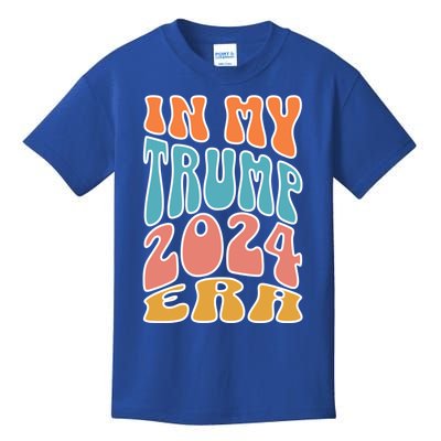 In My Trump 2024 Era Pro Trump Supporter Trump Gift Kids T-Shirt