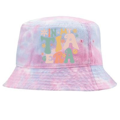 In My Tia Era Retro Groovy Funny Cool Aunt Auntie Club Tie-Dyed Bucket Hat